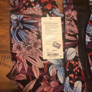 NWT Lululemon Train Times 7/8 pants